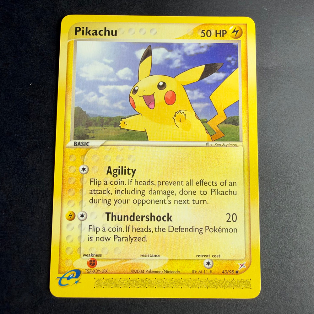 Pokemon TCG Pikachu EX Team Magma vs Team Aqua 43/95 Common NM